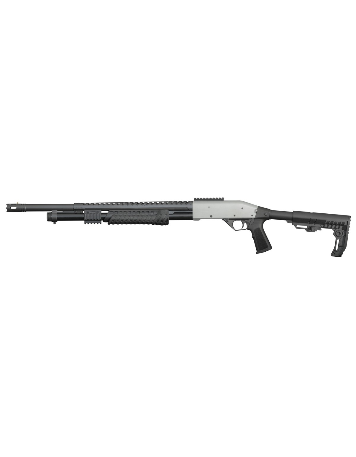 Fusil Rossi A à pompe SR-12 Tactical C12 Carcasse Chrome