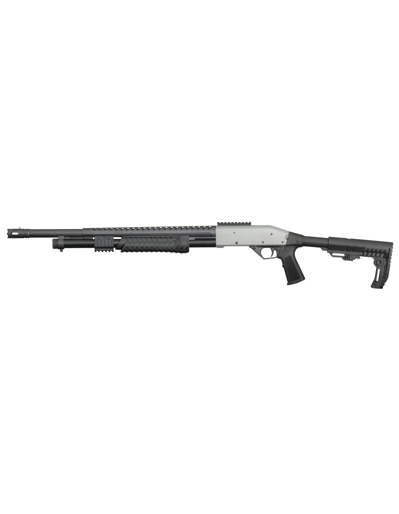 Fusil Rossi A à pompe SR-12 Tactical C12 Carcasse Chrome