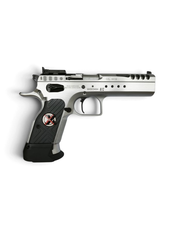 PISTOLET TANFOGLIO XTREME LIMITED CUSTOM CHROME OPTIC READY 9X19