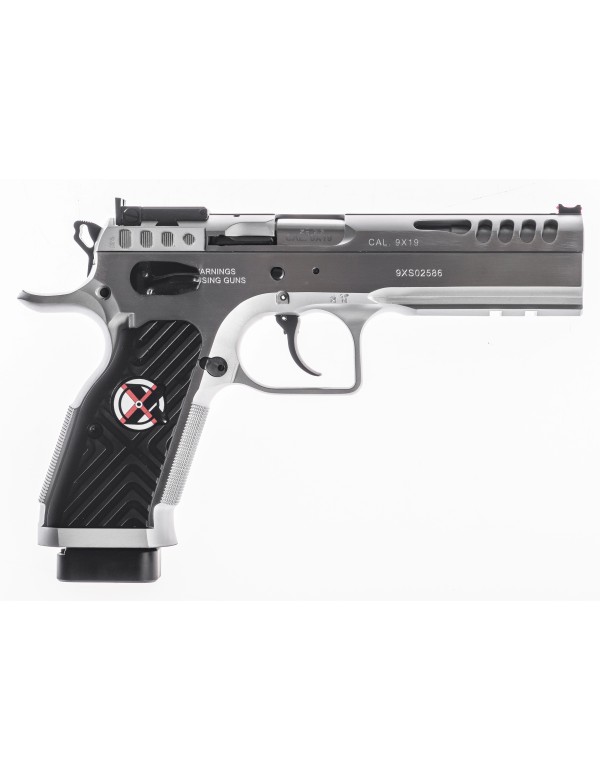 PISTOLET TANFOGLIO STOCK MASTER XTREME CHROME CAL 9X19