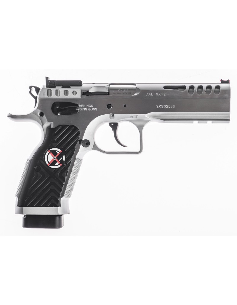 PISTOLET TANFOGLIO STOCK MASTER XTREME CHROME CAL 9X19