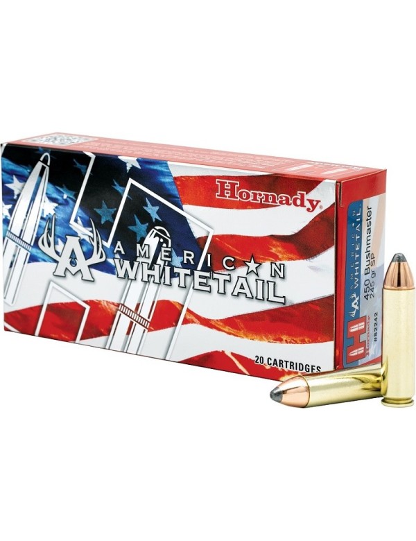 MUNITION 450 BUSHMASTER HORNADY 245GR SP X20