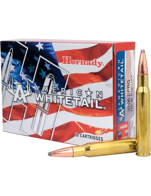 MUNITION HORNADY 30-06 150GR INTERLOCK