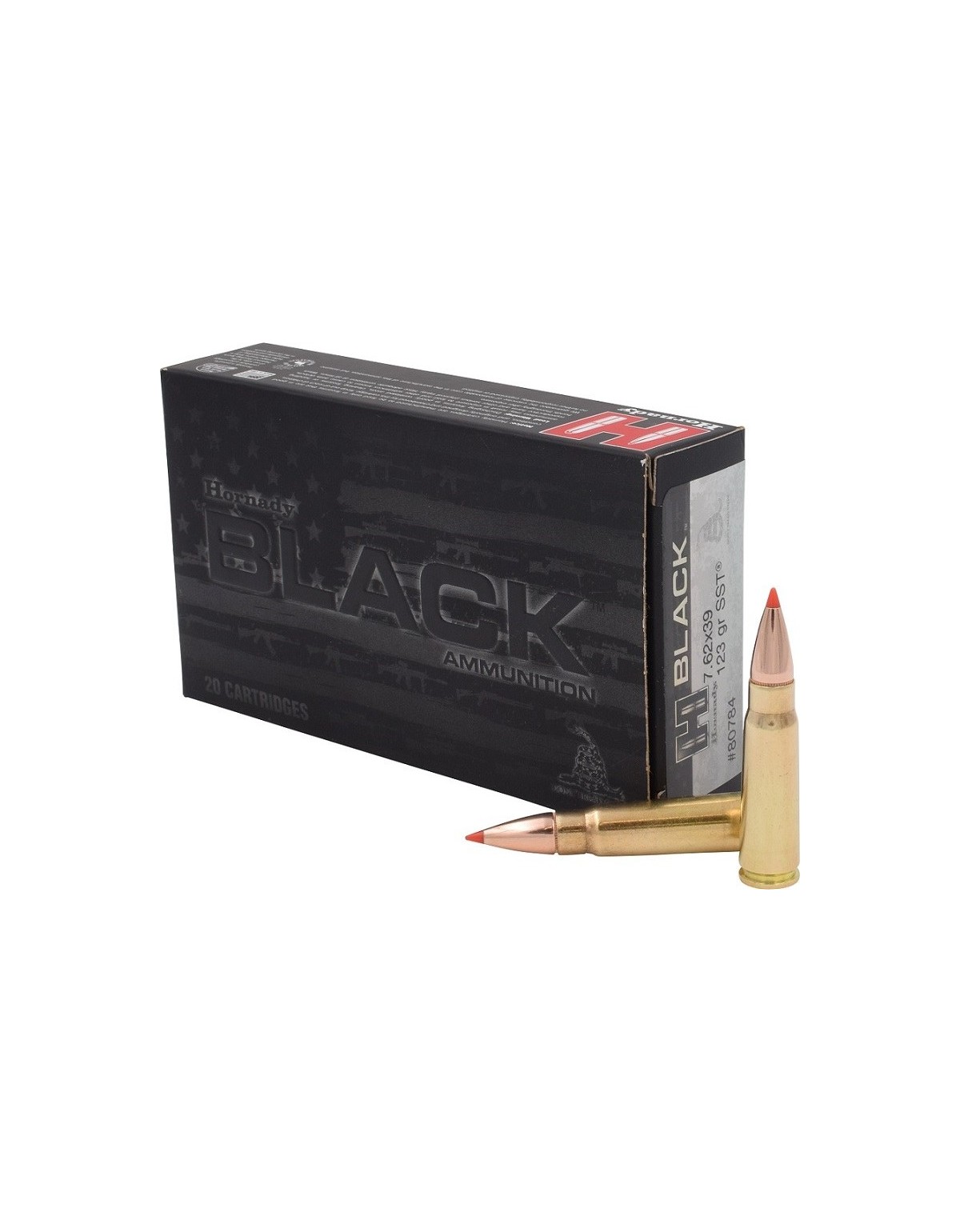MUNITION HORNADY 7.62X39 123GR X20