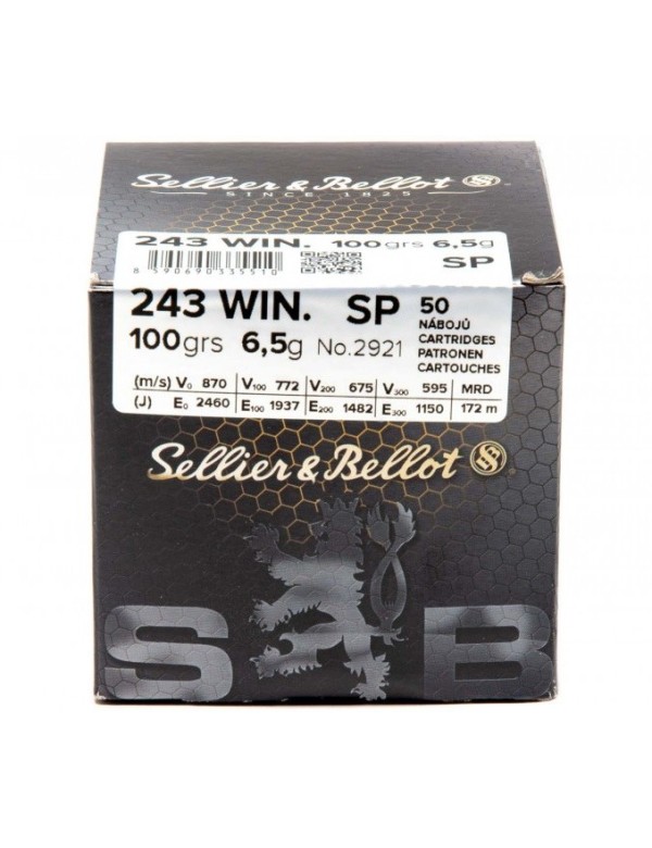 MUNITION SB 243 WIN X50