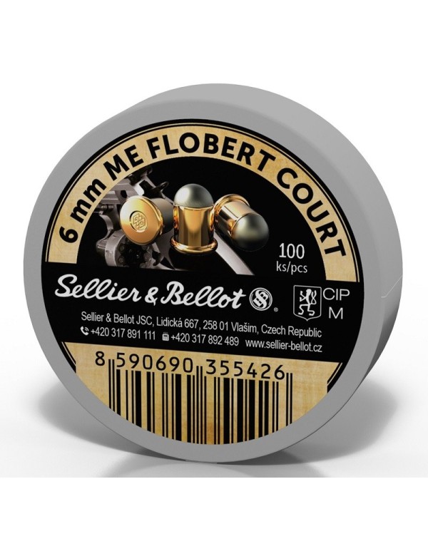 MUNITION SB 6MM FLOBERT ME SHORT X100