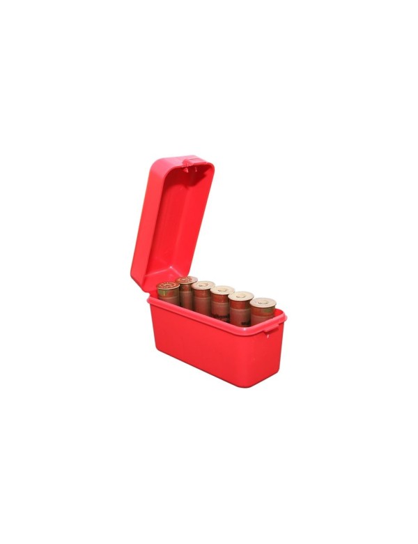 BOITE DE RANGEMENT MTM ROUGE X10 CAL 12