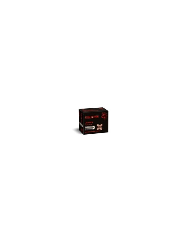 MUNITIONS GECO .45 AUTO 11.3G GECO ACTION EXTREM POINTE CREUSE