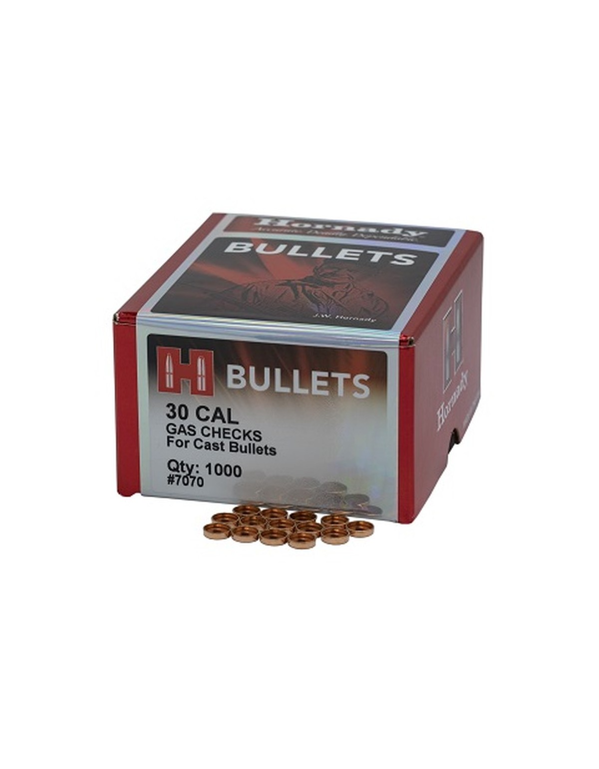SACHET 1000 GAS CHECKS Hornady CAL 30 7070