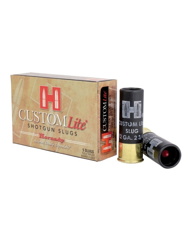 Boîte de 5 cartouches Hornady 12 GA SLUG 300 GR SST 8623