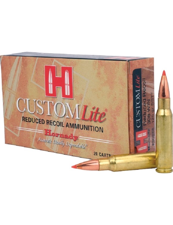 Boîte de 20 cartouches Hornady 308 WIN 125 GR SST LITE 80866