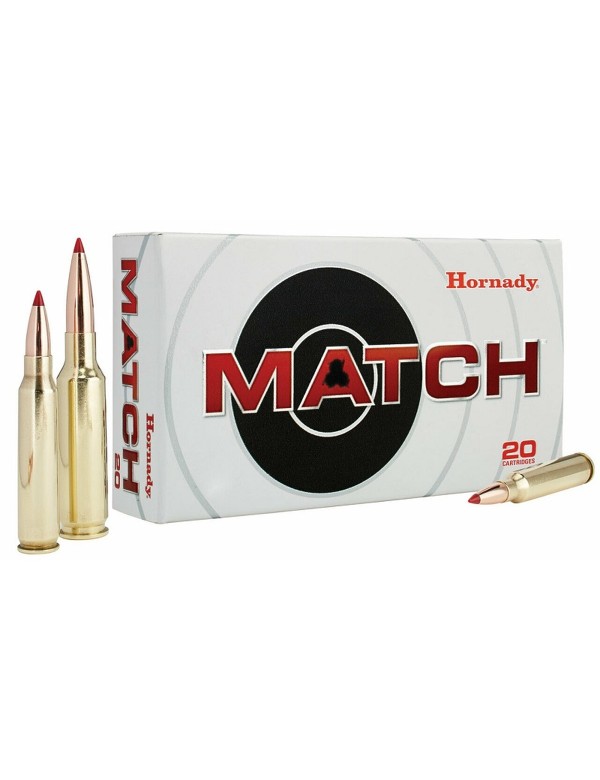 Boîte de 20 cartouches Hornady 6.5 CREEDMOOR 147GR ELD-MATCH 81501