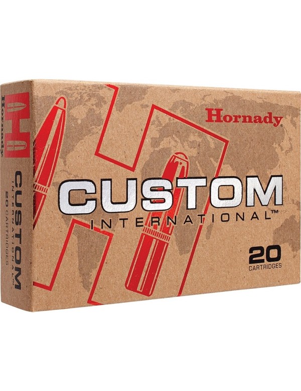 Boîte de 20 cartouches Hornady 6.5 CREEDMOOR 140GR SP CUST INTL 81502