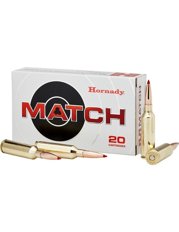 Boîte de 20 cartouches Hornady 6.5 PRC 147 GR ELD-MATCH 81620