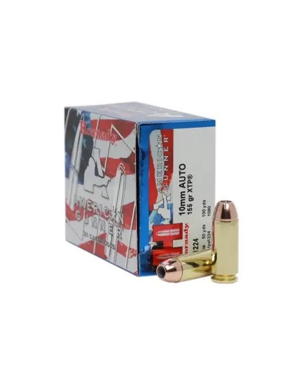 Boîte 20 cartouches Hornady 10MM AUTO 155GR XTP AMERICA GUN 91224