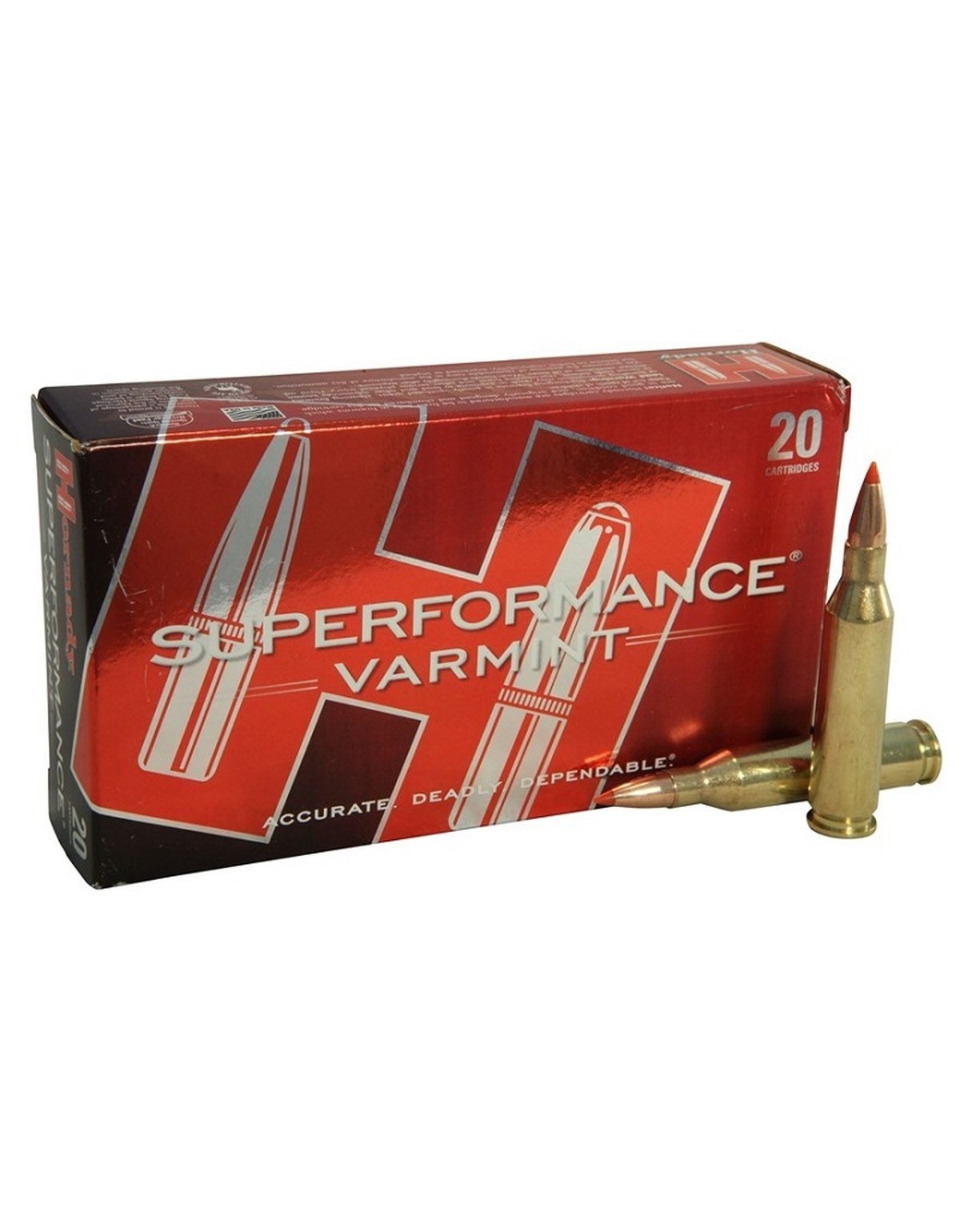 Boîte de 20 cartouches Hornady 243 WIN 58 GR V-MAX SPF 8343