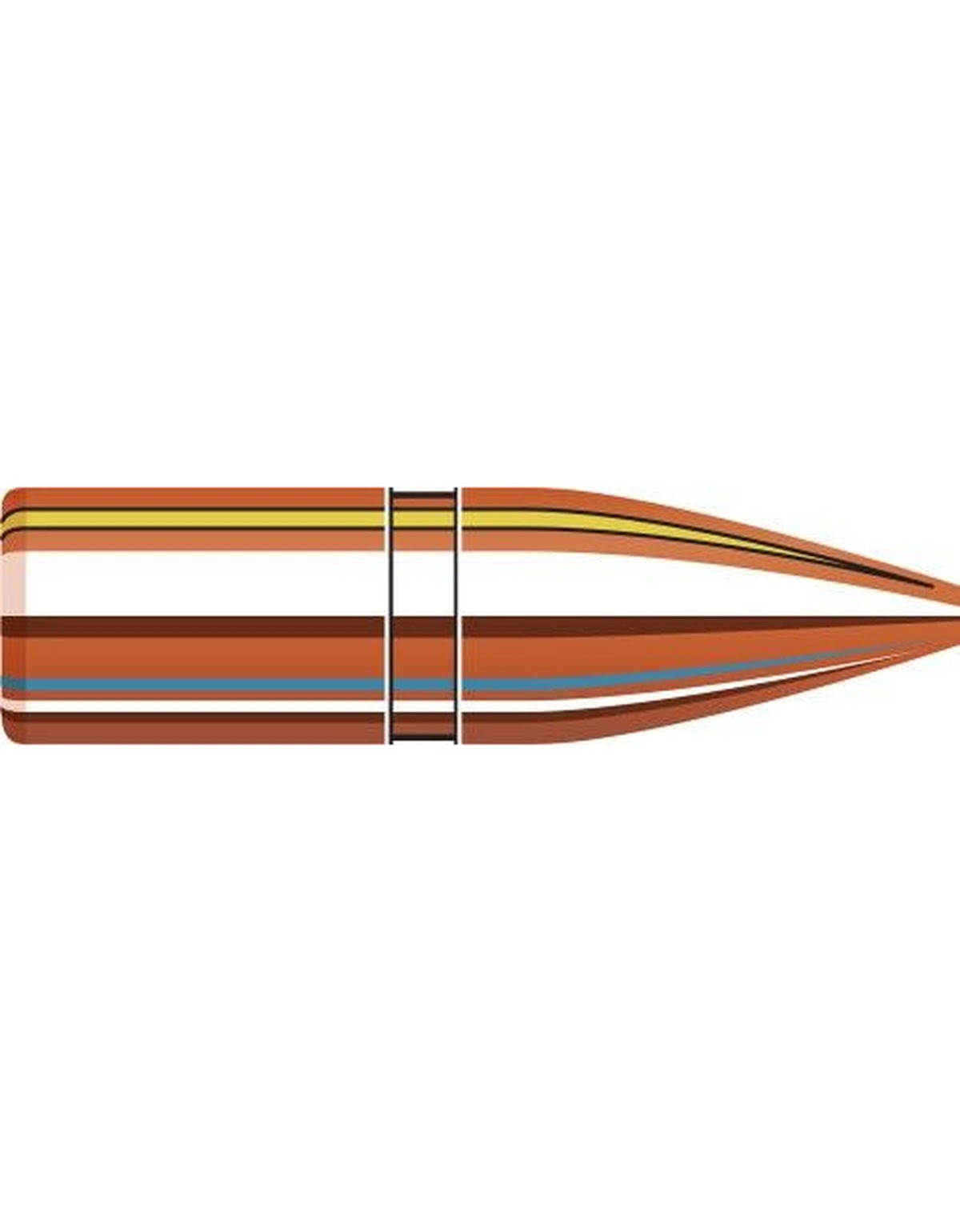 Boîte de 50 ogives Hornady 22 CAL.224 55 GR GMX 22273