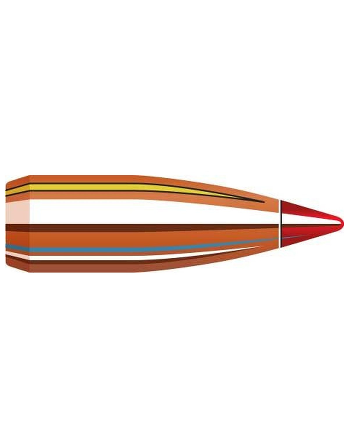Boîte de 100 ogives Hornady 22 .224 50GR V-MAX 22261