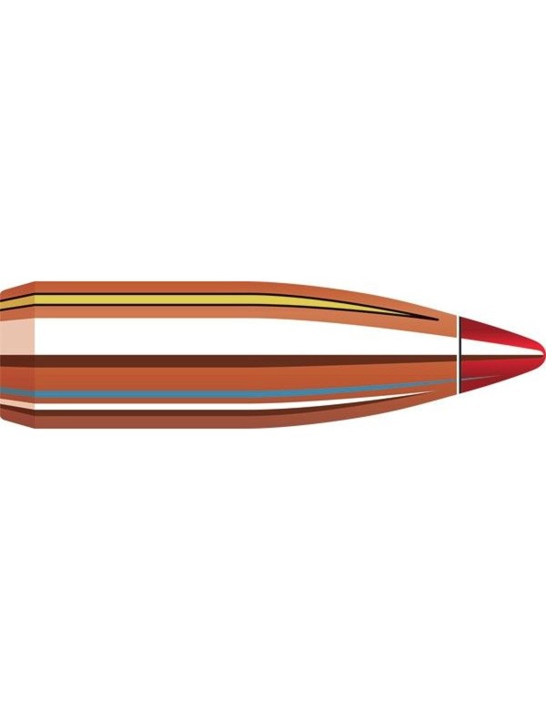 Boîte de 100 ogives Hornady 22 .224 53GR V-MAX 22265