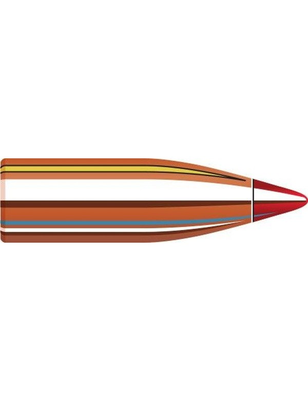 Boîte de 100 ogives Hornady 22 .224 55GR V-MAX 22271