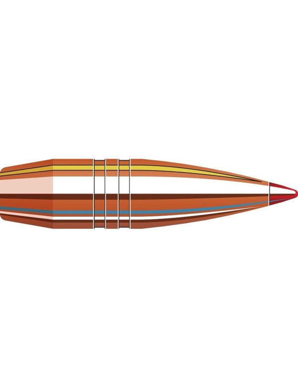 Boîte de 50 ogives Hornady 338 CAL.338 185 GR GMX 33270