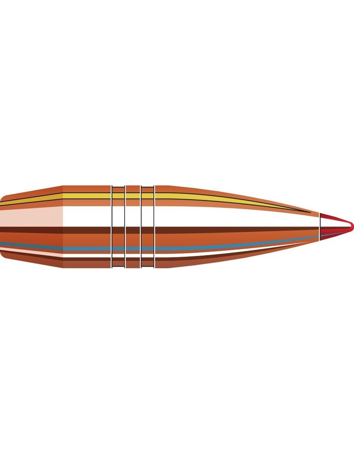 Boîte de 50 ogives Hornady 338 CAL.338 185 GR GMX 33270