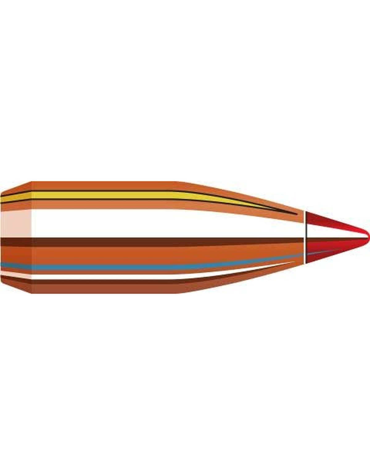 Boîte de 100 ogives Hornady 6MM .243 58GR V-MAX 22411