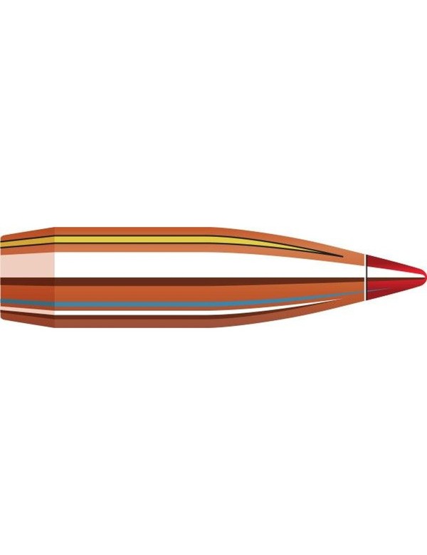 Boîte de 100 ogives Hornady 6MM .243 87GR V-MAX 22440