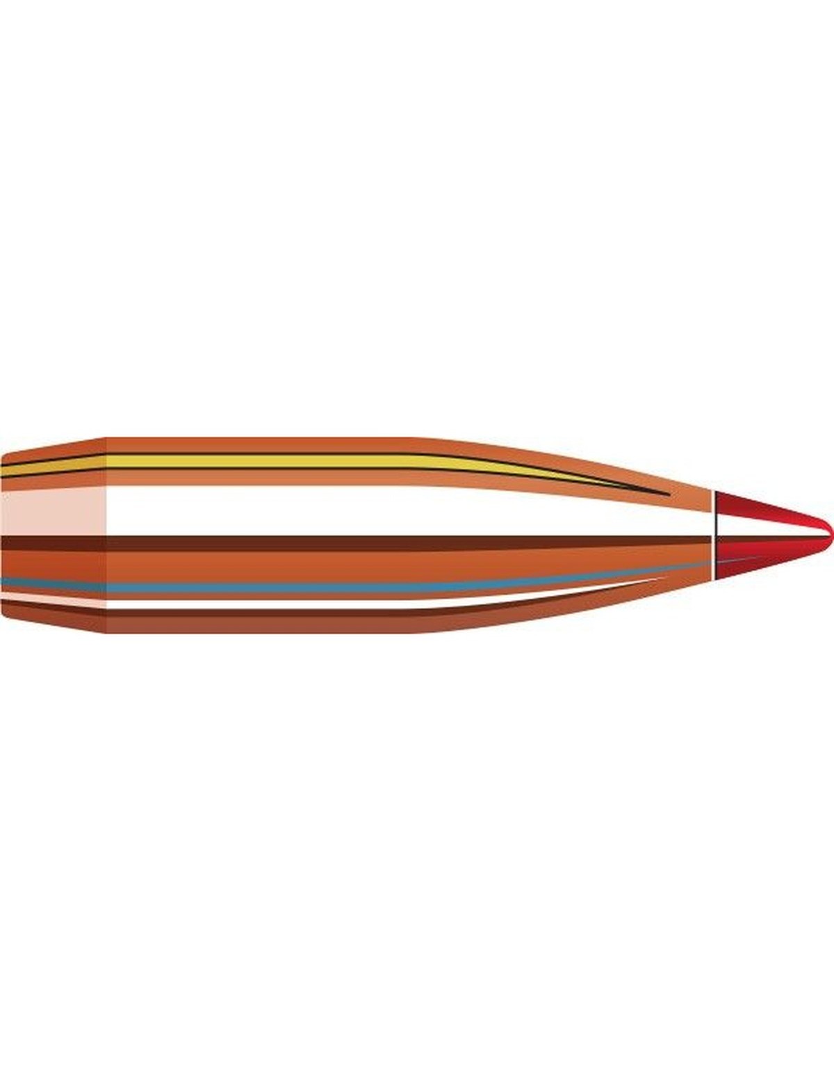 Boîte de 100 ogives Hornady 6MM .243 87GR V-MAX 22440