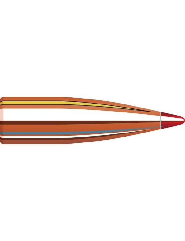 Boîte de 100 ogives Hornady 7MM .284 120GR V-MAX 22810