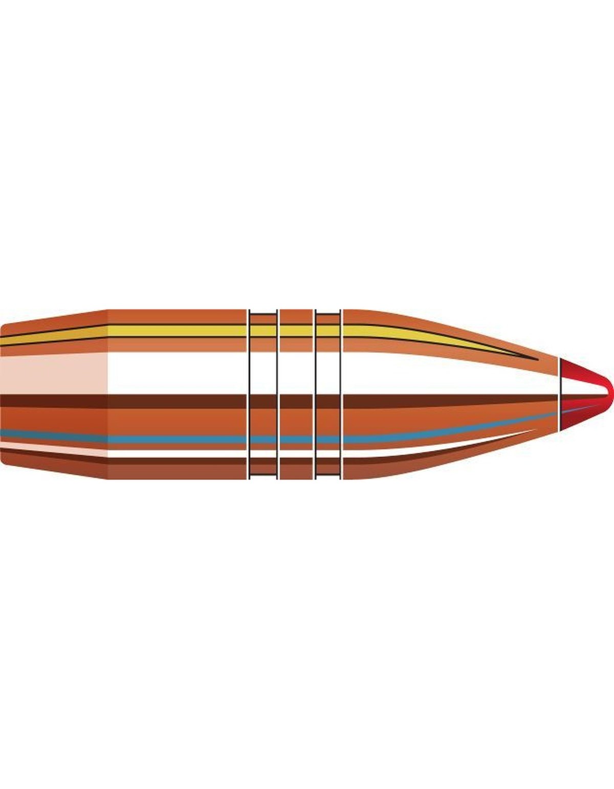 Boîte de 50 ogives Hornady 30 CAL.308 140 GR MONOFLEX (30-30) 30310