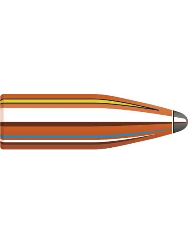 Boîte de 100 ogives Hornady 22 .224 60GR SP 2270
