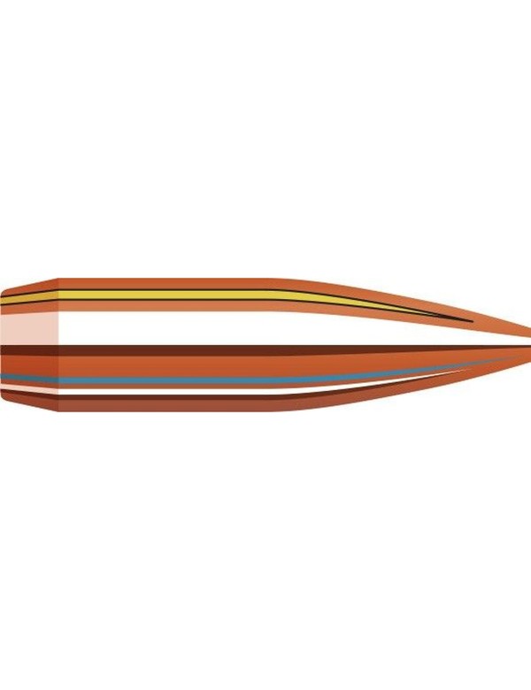 Boîte de 100 ogives Hornady 6MM .243 87GR BTHP 2442