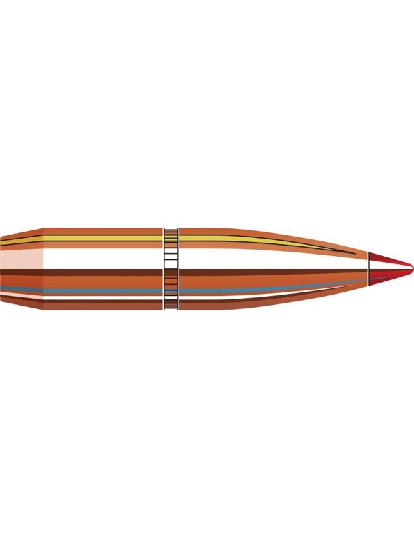 Boîte de 100 ogives Hornady 6.5MM .264 129GR SST 26202