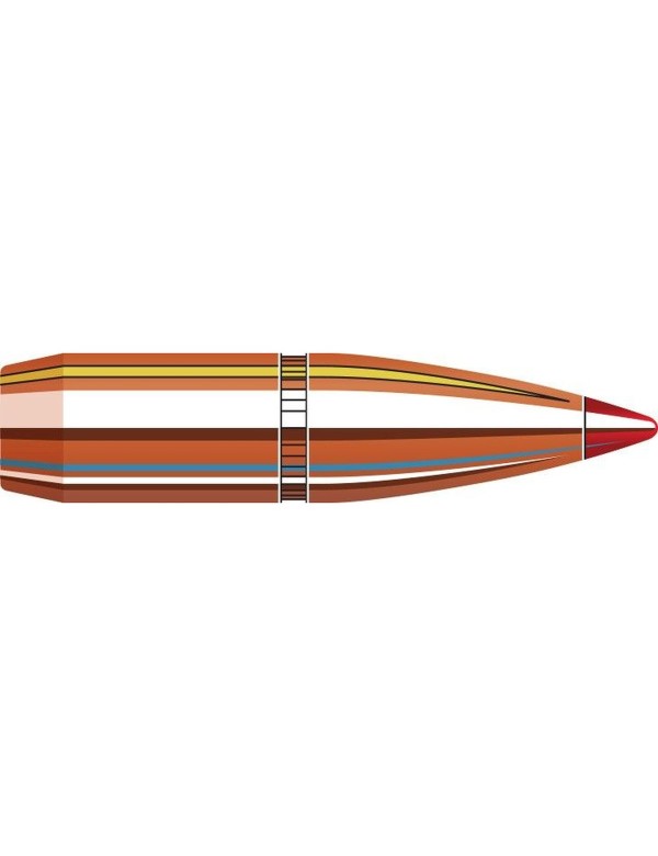 Boîte de 100 ogives Hornady 270/6.8 .277 120GR SST 2716