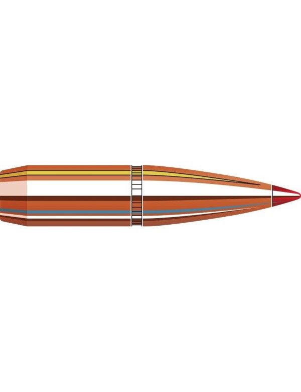 Boîte de 100 ogives Hornady 7MM .284 162GR SST 28452