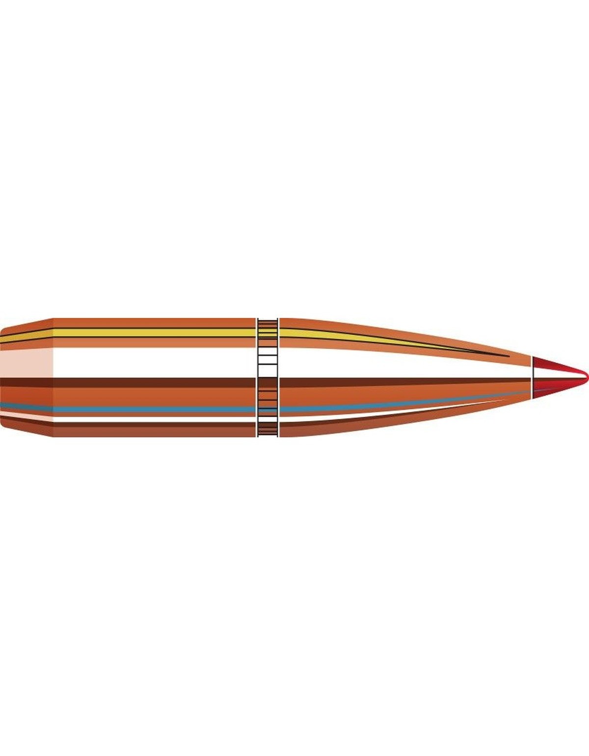 Boîte de 100 ogives Hornady 7MM .284 162GR SST 28452