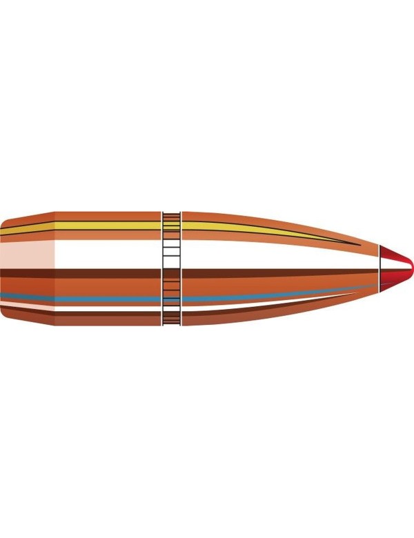 Boîte de 100 ogives Hornady 338 CAL.338 200 GR FTX 33104