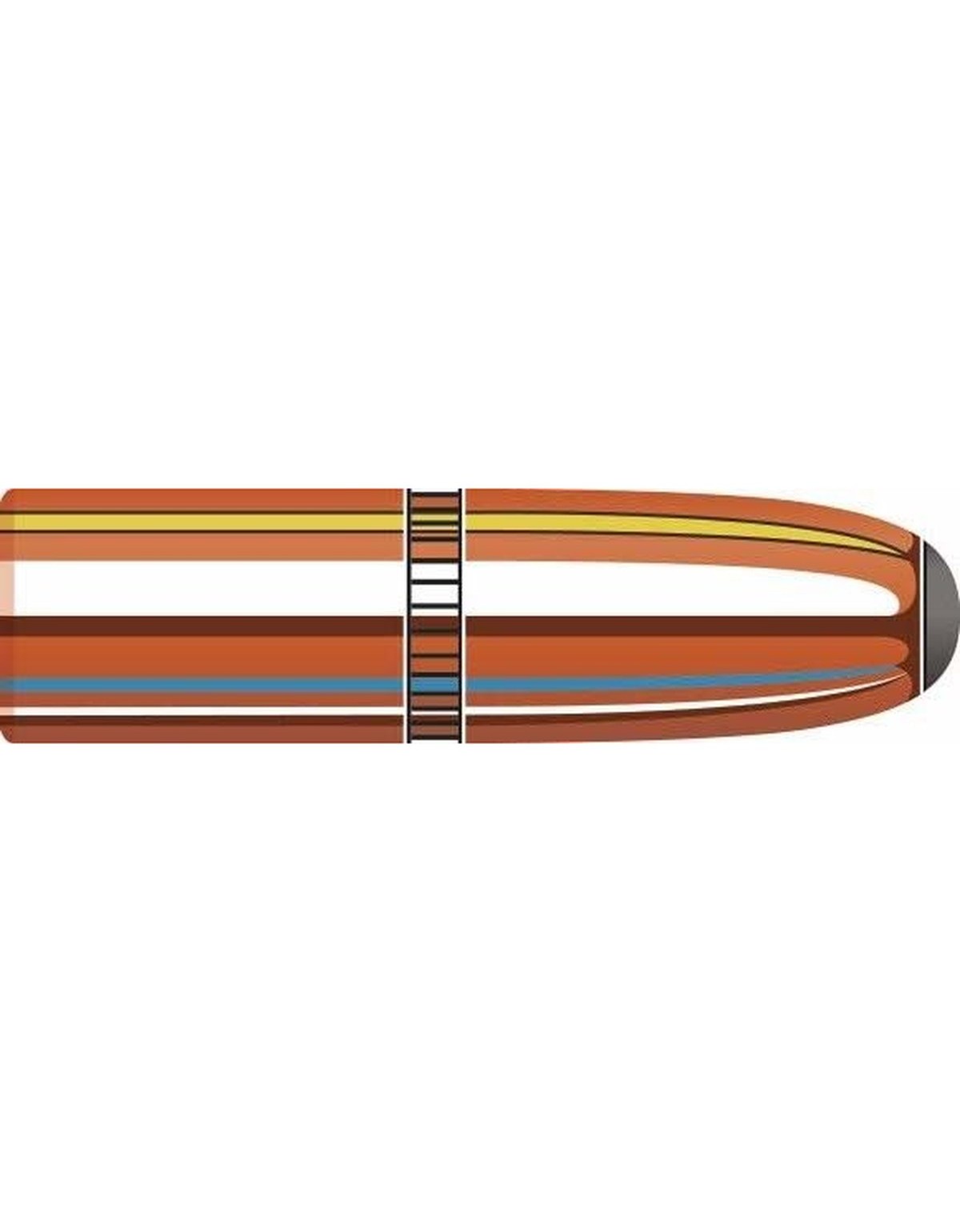 Boîte de 100 ogives Hornady 25 .257 117GR RN 2550