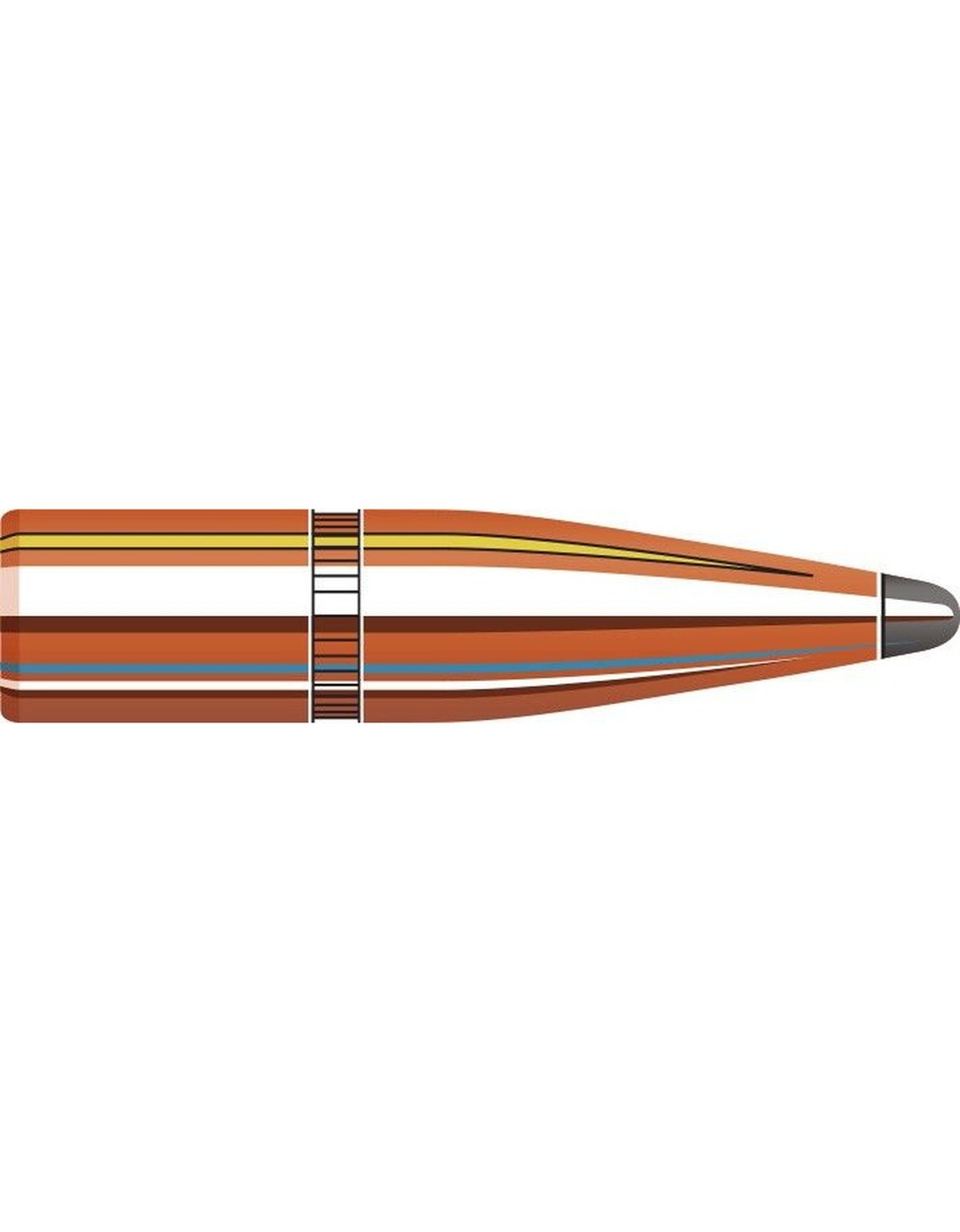 Boîte de 100 ogives Hornady 6.5MM .264 129GR SP 2620