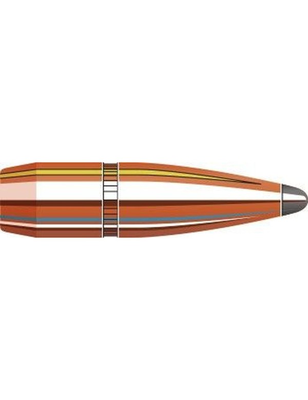 Boîte de 100 ogives Hornady 7MM .284 139GR BTSP 2825