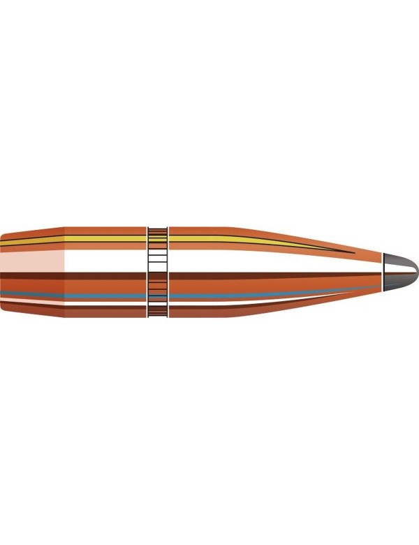 Boîte de 100 ogives Hornady 7MM .284 162GR BTSP 2845