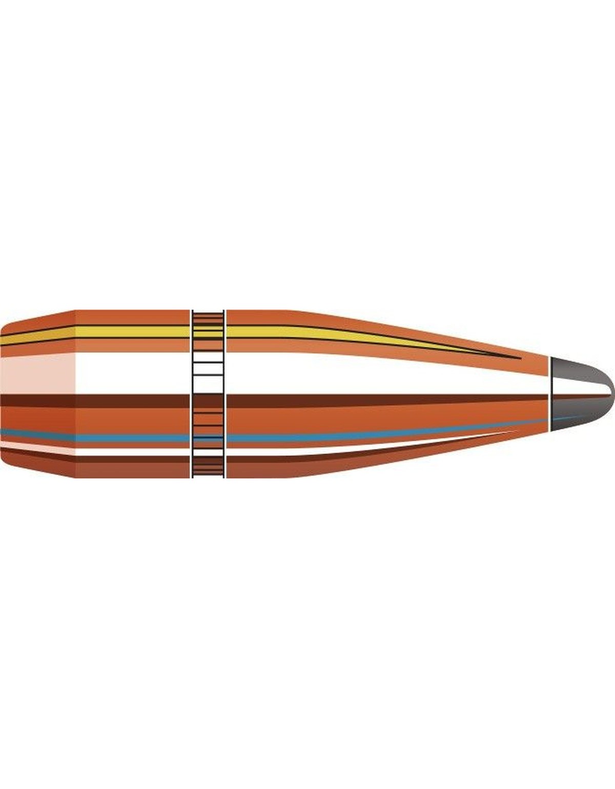 Boîte de 100 ogives Hornady 30 .308 150GR BTSP 3033