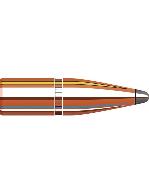 Boîte de 100 ogives Hornady 30 .308 180GR SP 3070