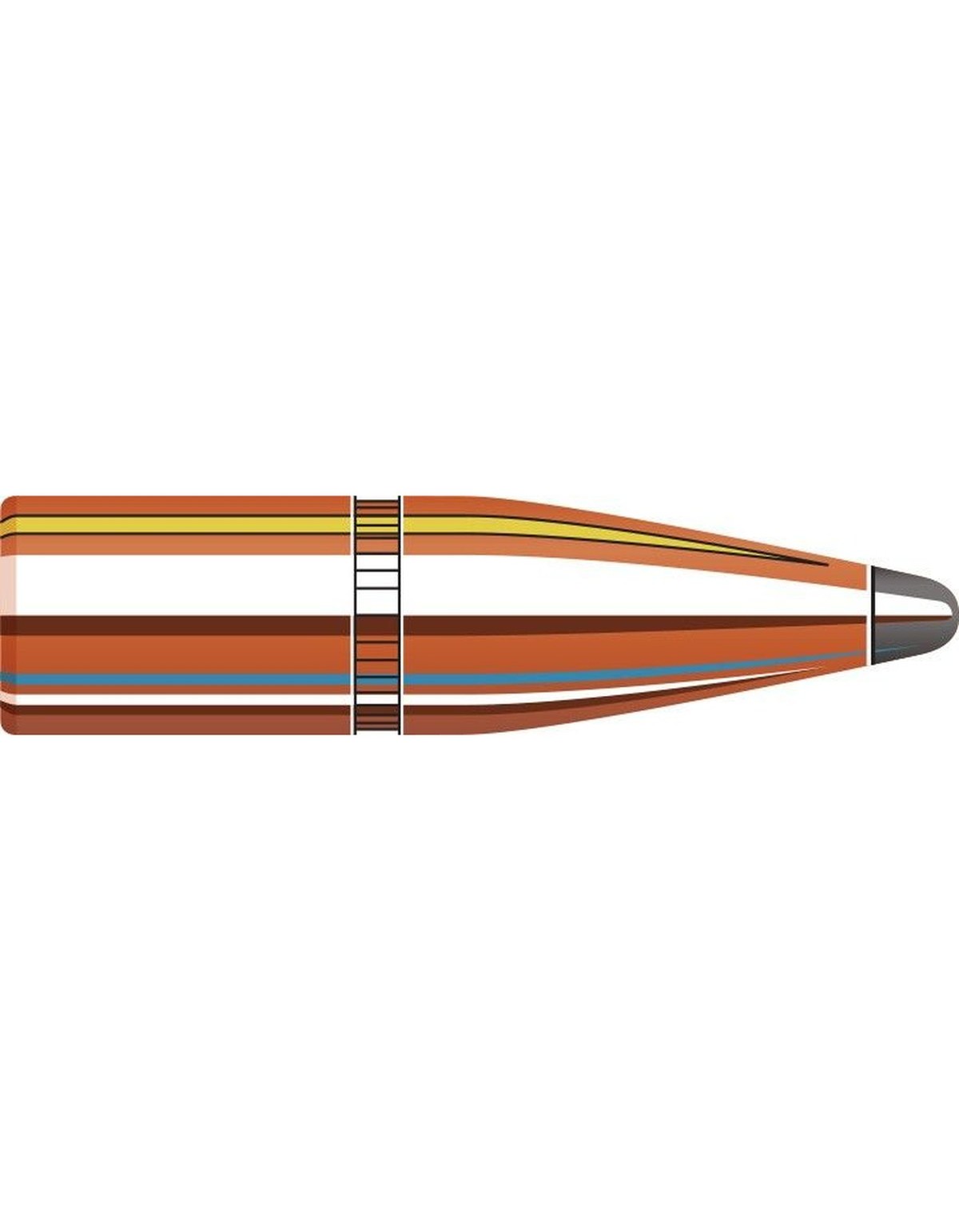 Boîte de 100 ogives Hornady 30 .308 180GR SP 3070
