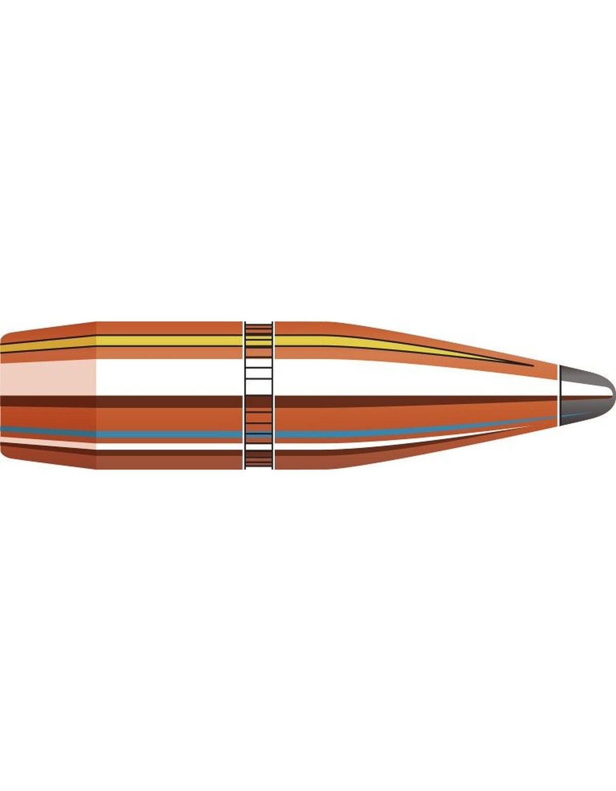 Boîte de 100 ogives Hornady 30 .308 180GR BTSP 3072