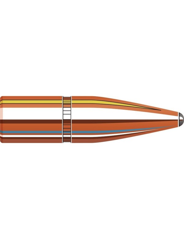 Boîte de 100 ogives Hornady 338 .338 225GR SP-RP 3320