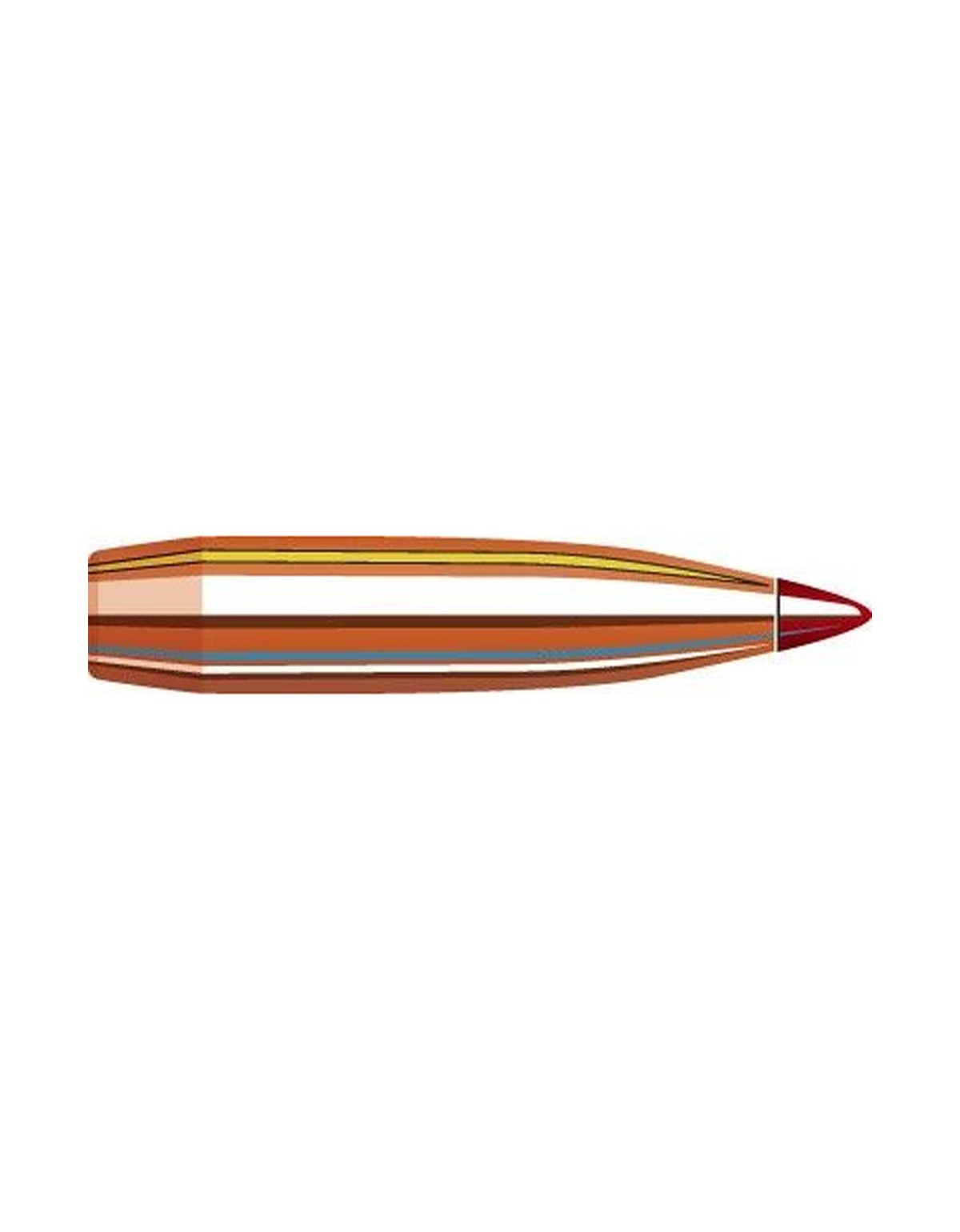 Boîte de 100 ogives Hornady 6.5MM .264 123GR ELD-MATCH 26176