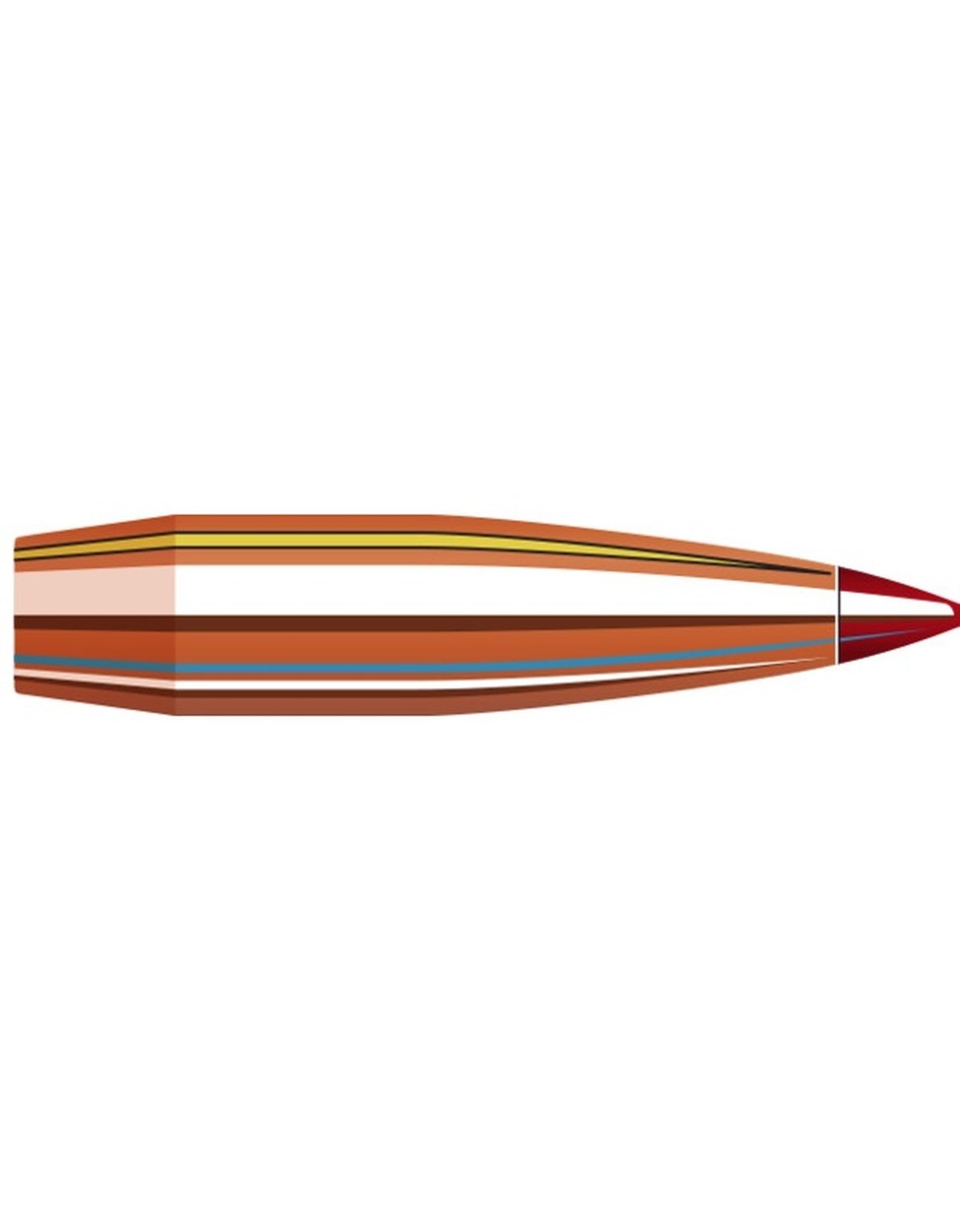 Boîte de 100 ogives Hornady 22 CAL.224 62 GR ELD-VT™ 22762