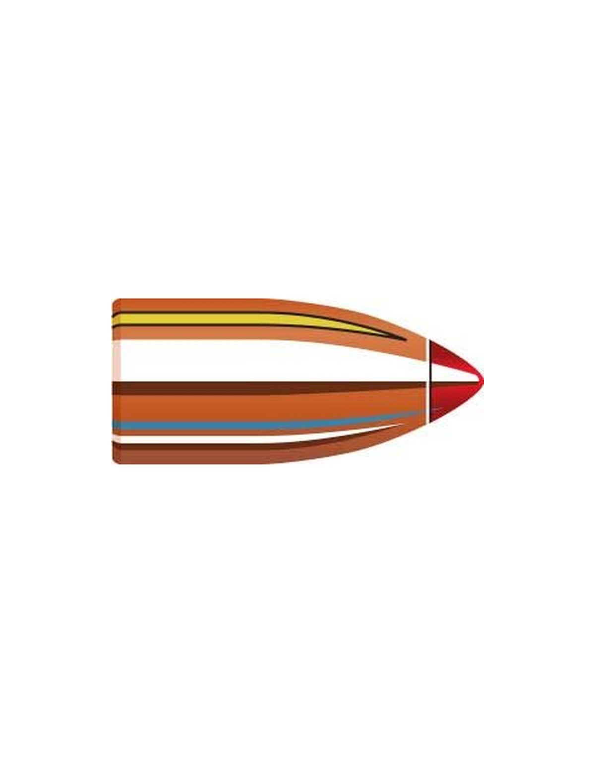 Boîte de 100 ogives Hornady 22 .224 35GR V-MAX 22252